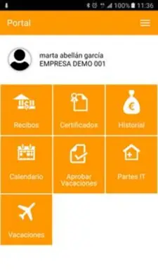 Portal Empleado android App screenshot 1